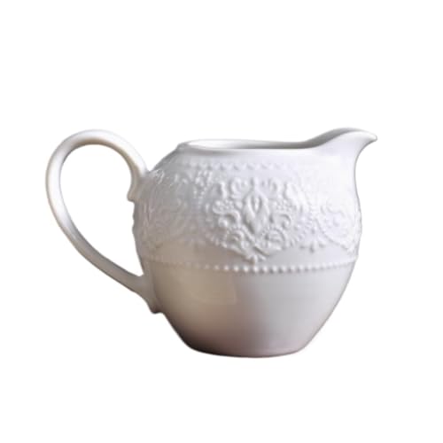 NMGHUTE Sauciere Saucen, Retro Muster Relief Keramik Nachmittag Tee Kaffee Milch Krug Milch Tasse Sauciere Servierkrug NMGHUTE Sauciere Saucen, Retro Muster Relief Keramik Nachmittag Tee Kaffee Milch Krug Milch Tasse Sauciere Servierkrug von NMGHUTE