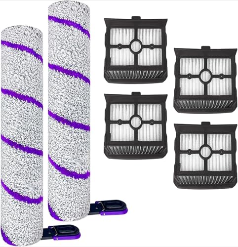 Ersatzteil For Hepa-Filter Mit Rollenbürste,Kompatibel Mit Rowenta, Kompatibel Mit X-Clean 10, S20 Pro Nass- und Trockenroboter Staubsauger-Mopp-Zubehör von NMJHEVX