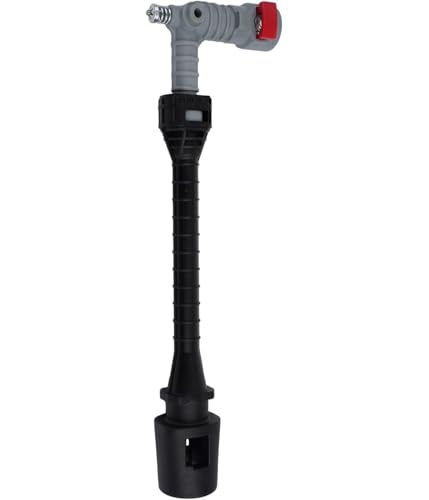 Hochdruckreiniger-Düse, Ersatzdüse, Zubehör für Hochdruckreiniger， Spritzpistole mit integrierter Düse, Schwarz und Grau, 1 Stück von NMJHEVX
