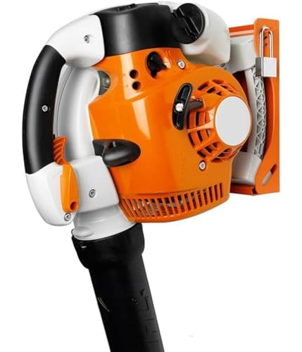 Laubbläser-Wandmontageset, Gebläsegestell, Halterung für Handgebläse, Eisen, Zur Verwendung mit den Gebläsen BG-50, BG-56, BG-66 und BG-86, Orange, 1 Set von NMJHEVX