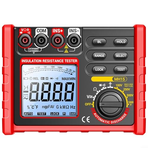 MH15 Digitales Megohmmeter Ohm Widerstandsmessgerät Isolationsmessgerät LCD Tester.,Digital Megohmmeter MH15 Digitales Megohmmeter Ohm Widerstandsmessgerät Isolationsmessgerät LCD Tester.,Digital Megohmmeter von NMJHEVX
