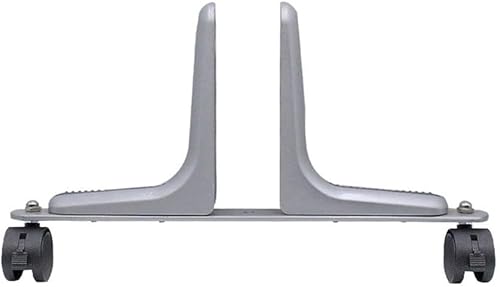NMJHEVX 2 x Sichtschutz-Ständer, Füße Halter Haushalt Trennwand Halterung, Aluminiumlegierung, korrosionsbeständig Trennwand, Trennwand mit 360-Grad-Drehrad bewegliches Rad für Hotel, Zuhause, Büro von NMJHEVX