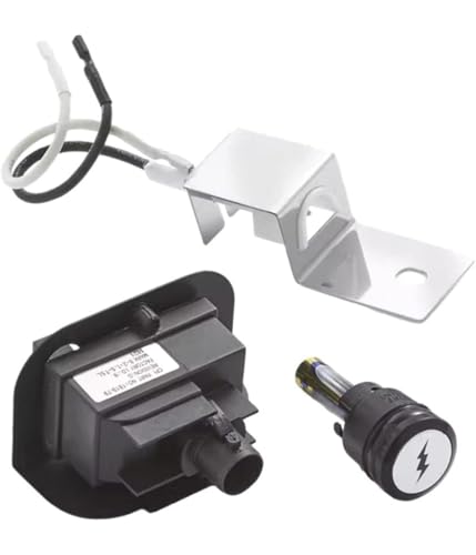 NMJHEVX Gasgrill Ersatz Zündkit, Elektronischer Zünder-Kit, Für Weber Q1200 Q2200 Serie Zündkit 64868 Kompatibel mit 80452 80462 Druckknopfzündung für Outdoor Kochen BBQ Teile NMJHEVX Gasgrill Ersatz Zündkit, Elektronischer Zünder-Kit, Für Weber Q1200 Q2200 Serie Zündkit 64868 Kompatibel mit 80452 80462 Druckknopfzündung für Outdoor Kochen BBQ Teile von NMJHEVX