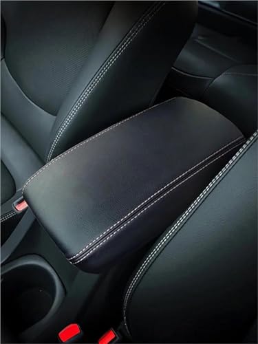 NMJLQW Armlehnenkastenabdeckung Auto Armlehne Box Schutzhülle Leder Mittelarmlehne Konsole Abdeckung Auto Armlehne Abdeckung Für Corolla 2020-2024(Titanium-line) von NMJLQW
