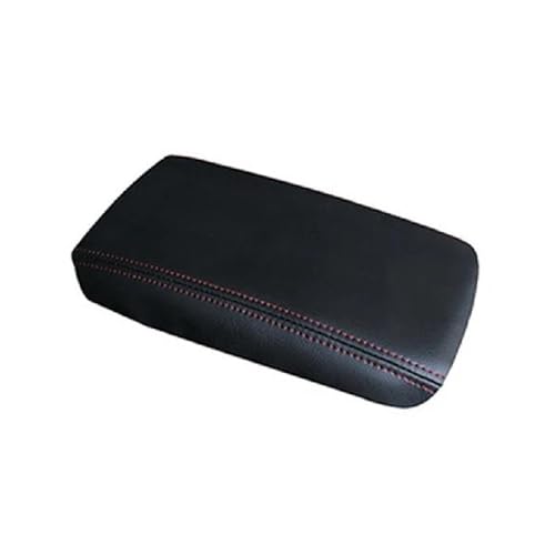 NMJLQW Armlehnenkastenabdeckung Mikrofaser Leder Auto Styling Center Console Armlehne Box Abdeckung Schutz Abdeckung Trim Für Civic 11th 2022(Black Red line) von NMJLQW