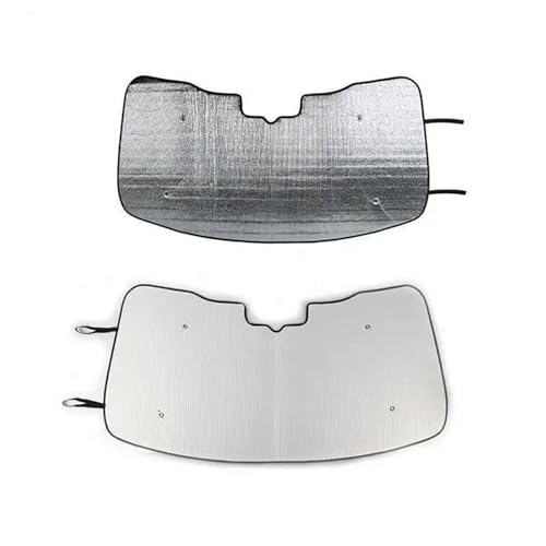 NMJLQW Auto-Frontscheibe Windschutzscheibe Visier Sonnenschirme Sonnenschutz Schutz Isolierung Pad Für Ford F150 2021 2022 2023(Style 1) von NMJLQW