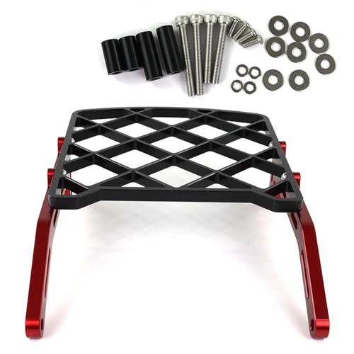 NMJLQW Gepäckträger hinten Motorrad Fracht Hinten Gepäck Rack Rückenlehne Regal Halter Zubehör Für CRF300L Für Rally 2021 2022 2023 2024 2025(Type B) von NMJLQW