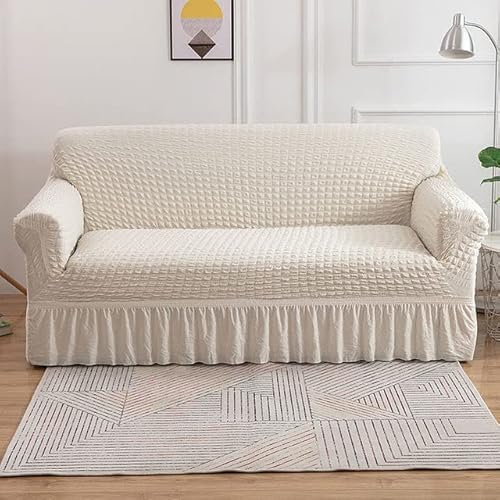 NMLXLCR Sofabezug Stretch Anti-Rutsch Couch Schonbezug Seersucker Sofabezug Bubble Cloth Universal Sofabezug Sofabezug Universal von NMLXLCR