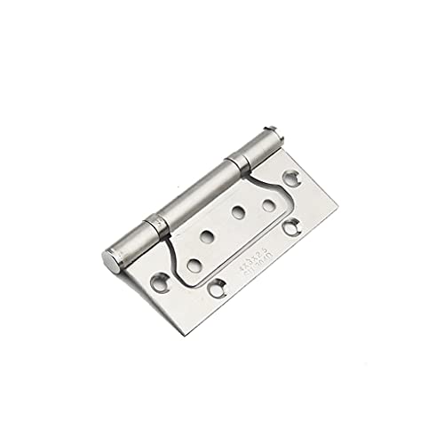 10 Stück Faltscharniere aus Edelstahl in silber Wohnmöbel Türscharnier (Größe: L) (klein) von NMNMNM