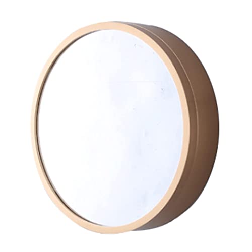 NMNMNM Beauty Mirror Round Bathroom Mirror Cabinet, Bathroom Wall Storage Cabinet Mirror Medicine Cabinet with Slow-Close Wooden Frame Dressing Mirror von NMNMNM
