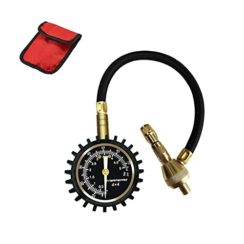 NMNMNM Professionelles 2-in-1-Reifendruck-Manometer, 75 psi mit speziellem Dorn (Druckbereich 0-75 psi) (0) von NMNMNM