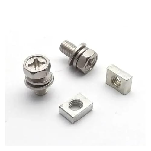 10 Set Universal Motorrad Roller Fahrrad Batterie Terminal Mutter und Bolzen Schrauben M5x10mm M6x12mm 4Ah 5Ah 6AH 7Ah(M6x12mm) von NMQUETYAN
