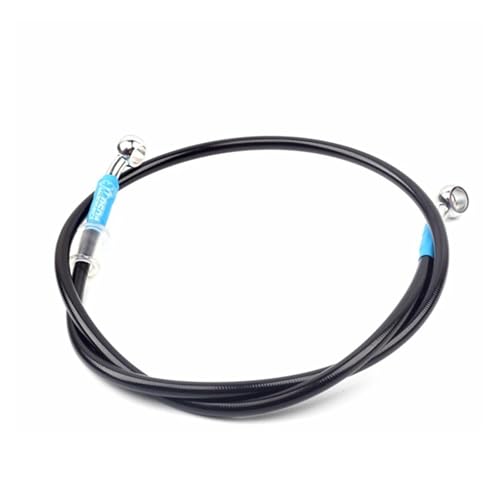 400 mm bis 2200 Motorrad M10 Banjo 28 ° Bremsschlauch geflochtene Stahlkupplung Ölleitung Rohr Fit Scooter Bike(600 mm) von NMQUETYAN