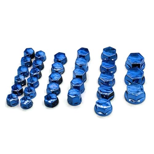 8-20mm Schrauben 30 teile/satz Motorrad Schraube Mutter Kappen Bolzen Abdeckung Dekoration Blau von NMQUETYAN
