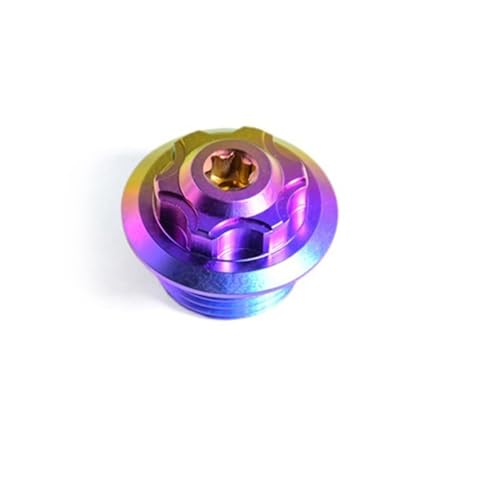 Legierung TC4 Motorrad M20p2.5/1.5 M24p2.0 M27p3. M30P1. Öldeckelschraube passend(Candy color,M20p2.5) von NMQUETYAN