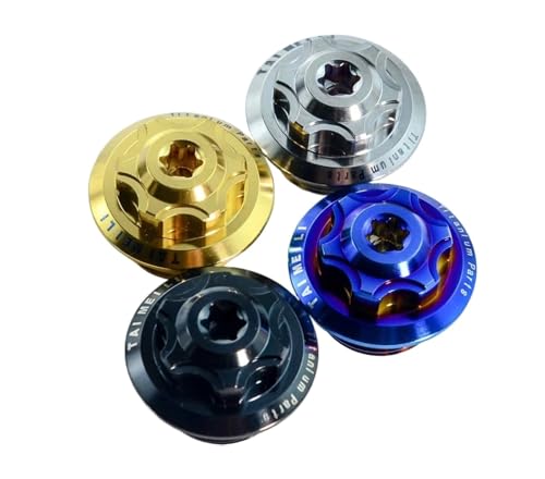 Legierung TC4 Motorrad M20p2.5/1.5 M24p2.0 M27p3. M30P1. Öldeckelschraube passend(Green,M27p3.0) von NMQUETYAN