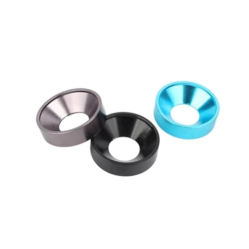 M2 .5 M3 M4 M5 M6 M8 Aluminiumlegierung Kegelscheiben Bunte Distanzscheiben Dichtung for Senkkopfschraube DIN7991 Fahrzeugmodifizierung(Silver,M2.5,5pcs) von NMQUETYAN