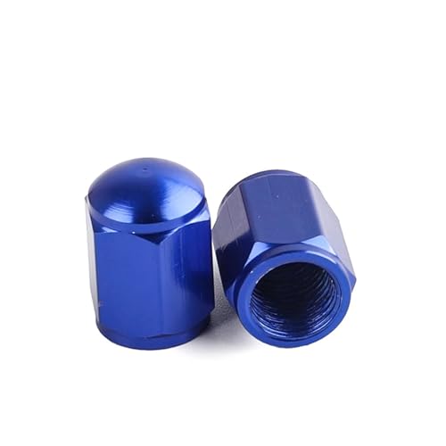 Motocross CNC Ventilkappe Felgensicherungsmuttern Schrauben Spacer for YZ250F YZ450F WR250R WR450R WR250F WR450F Teil(Blue vent cap) von NMQUETYAN