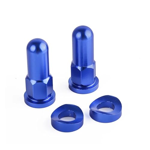 Motocross Felge Kontermutter Unterlegscheibe Kit for TE FE TC FC SX XC YZ WR KX RMZ(Blue 1Set A) von NMQUETYAN
