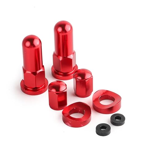 Motocross Felge Kontermutter Unterlegscheibe Kit for TE FE TC FC SX XC YZ WR KX RMZ(Red 1Set B) von NMQUETYAN