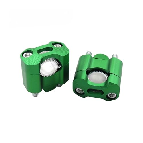 Motorrad 22mm 28mm Lenker Klemme Lenker Steigleitungen Adapter Bar Klemmen Universal(Green) von NMQUETYAN