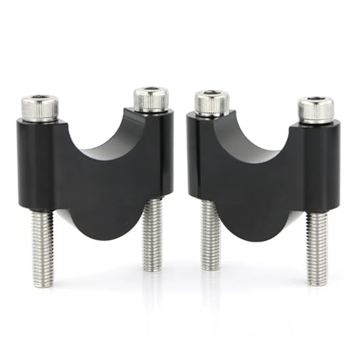 Motorrad-Lenkererhöhungen, 22 mm, 7/8 Zoll, Fat Mount-Steigleitungen for R1200R F800ST F700GS F650G F650CS G650GS R1100GS R1150GS R850GS(Black Riser 30mm) von NMQUETYAN