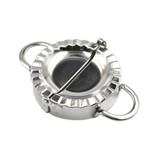 Teigtaschen-Werkzeuge, Jiaozi-Maker-Form, umweltfreundliches Gebäck, Edelstahl-Küchenwerkzeuge, Teigschneider for die Küchenherstellung(S 7.5cm) von NMQUETYAN