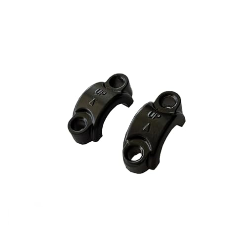 Universal 7/8 "22mm Hebel Spiegel Halter Bremse/Kupplung Master Zylinder Klemme Halterung Abdeckung Befestigung Sitz M10 Schrauben Basis Unterstützung(Black 2) von NMQUETYAN