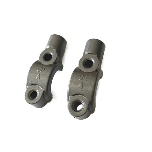Universal 7/8 "22mm Hebel Spiegel Halter Bremse/Kupplung Master Zylinder Klemme Halterung Abdeckung Befestigung Sitz M10 Schrauben Basis Unterstützung(Gray) von NMQUETYAN