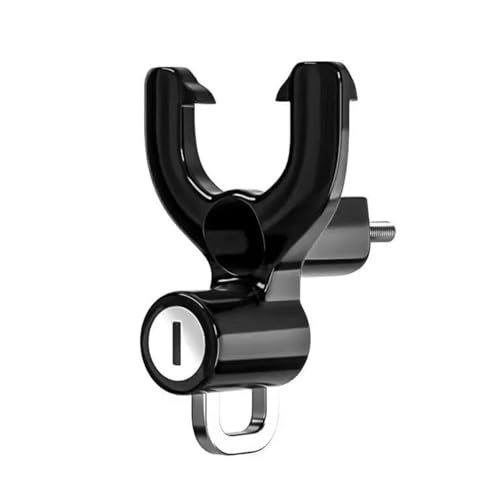 Universal-Motorradhelmschloss aus Metall, Lenkerhelm, Diebstahlsicherung, Zubehör mit Haken und zwei Schlüsseln von NMQUETYAN