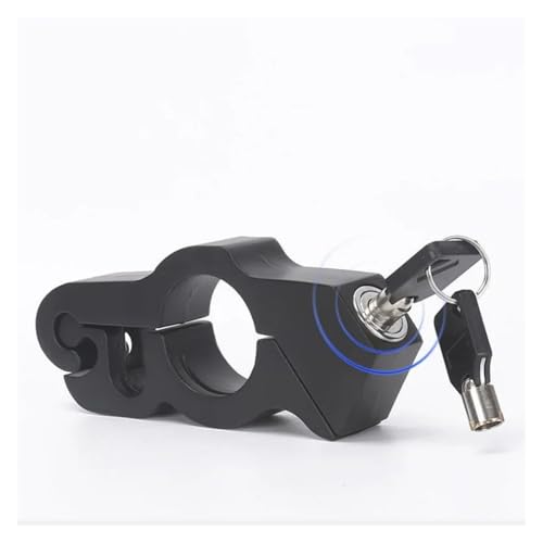 Universeller Diebstahlschutz for Lenker, Gashebelschloss, Frontschloss, Elektromotorrad, Elektroroller, Griffschloss, Bremsschloss(Black 1PC) von NMQUETYAN