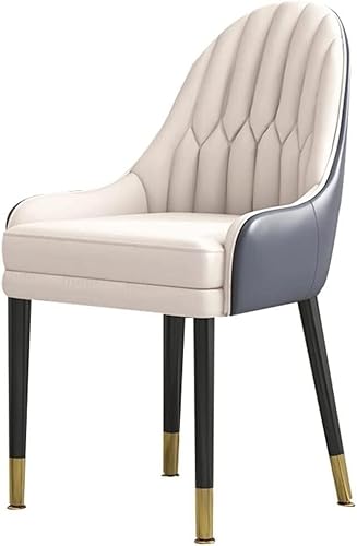 NMVAWIPT 2 STÜCKE Moderne Esszimmerstühle Mit Hoher Rückenlehne PU Leder Sitz & Massivholz Beine for Küche Wohnzimmer(Color 6) von NMVAWIPT