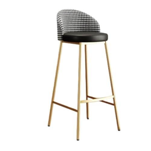 NMVAWIPT 2 Stück - Barhocker Barhocker Stühle Hocker Theke Hoch Frühstück Küchenstuhl Metallbeine Esszimmer Mit Rückenlehne Und Fußstütze NMVAWIPT 2 Stück - Barhocker Barhocker Stühle Hocker Theke Hoch Frühstück Küchenstuhl Metallbeine Esszimmer Mit Rückenlehne Und Fußstütze von NMVAWIPT