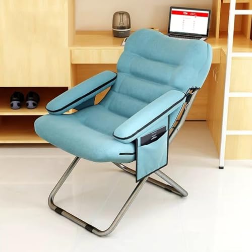 NMVAWIPT 2 Stück - Bequemer Stoffsessel for Schlafzimmer, Moderner Lounge-Lese-Sessel, Verstellbare Rückenlehne, Armlehnen, for Das Wohnzimmer Im Wohnheim(Blue) von NMVAWIPT