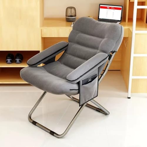 NMVAWIPT 2 Stück - Bequemer Stoffsessel for Schlafzimmer, Moderner Lounge-Lese-Sessel, Verstellbare Rückenlehne, Armlehnen, for Das Wohnzimmer Im Wohnheim(Light Gray) von NMVAWIPT