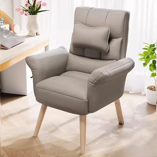 NMVAWIPT 2 Stück - Ergonomischer Computer-Sofastuhl Mit Verstellbarer Hoher Rückenlehne, Moderner Wohnzimmer-Relaxsessel, Büro-Rückenlehne Arm- Und Lendenwirbelstütze(Grey/B) von NMVAWIPT