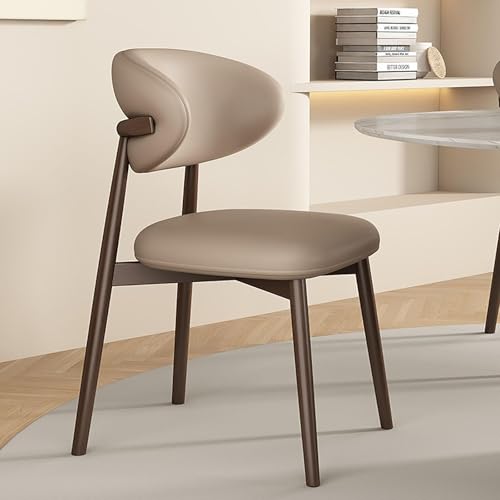 NMVAWIPT 2 Stück Esszimmerstühle Mit Polsterung, Moderne Küchenstühle Aus Massivholz Sitzfläche Und Rückenlehne Baumwolle, Geeignet for Das Wohnzimmer(Color 2) von NMVAWIPT