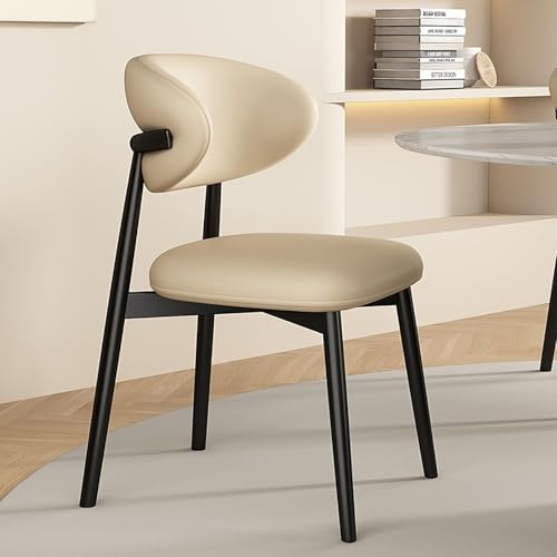 NMVAWIPT 2 Stück Esszimmerstühle Mit Polsterung, Moderne Küchenstühle Aus Massivholz Sitzfläche Und Rückenlehne Baumwolle, Geeignet for Das Wohnzimmer(Color 6) von NMVAWIPT