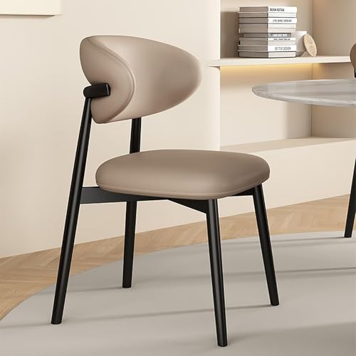NMVAWIPT 2 Stück Esszimmerstühle Mit Polsterung, Moderne Küchenstühle Aus Massivholz Sitzfläche Und Rückenlehne Baumwolle, Geeignet for Das Wohnzimmer(Color 7) von NMVAWIPT