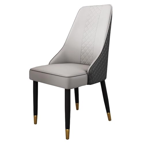 NMVAWIPT 2 Stück - Esszimmerstuhl Im Landhausstil Mit Hoher, Geschwungener Rückenlehne Und Kunstledersitz for Küche, Schlafzimmer, Esszimmer(Style2) von NMVAWIPT