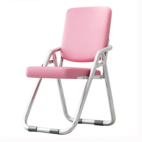 NMVAWIPT 2 Stück – Klappbarer Bürostuhl Mit Sitz Aus PU-Leder Tragbarer Metallrahmen, Gepolsterter Komfort, Stapelbares Design for Zuhause, Veranstaltungen NMVAWIPT 2 Stück – Klappbarer Bürostuhl Mit Sitz Aus PU-Leder Tragbarer Metallrahmen, Gepolsterter Komfort, Stapelbares Design for Zuhause, Veranstaltungen von NMVAWIPT