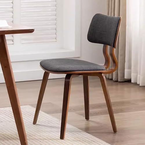 NMVAWIPT 2 Stück - Nordische Holzstühle Ohne Rückenlehne for Das Esszimmer In Der Küche, Moderner Akzentstuhl, Gepolsterter Sitz(Black/a) von NMVAWIPT