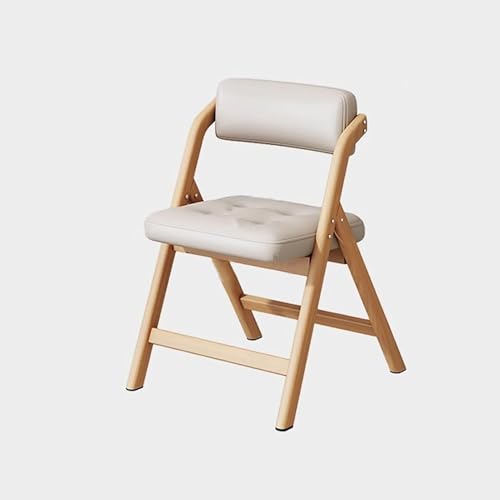 NMVAWIPT 2 Stück - Stapelbare, Klappbare Esszimmerstühle for Gäste, Küche, Büro, Moderner Holzstuhl Mit Dick Gepolsterter Sitzfläche Und Rückenlehne, Extra(Color 1) von NMVAWIPT