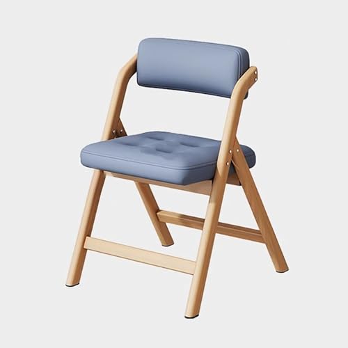 NMVAWIPT 2 Stück - Stapelbare, Klappbare Esszimmerstühle for Gäste, Küche, Büro, Moderner Holzstuhl Mit Dick Gepolsterter Sitzfläche Und Rückenlehne, Extra(Color 19) von NMVAWIPT