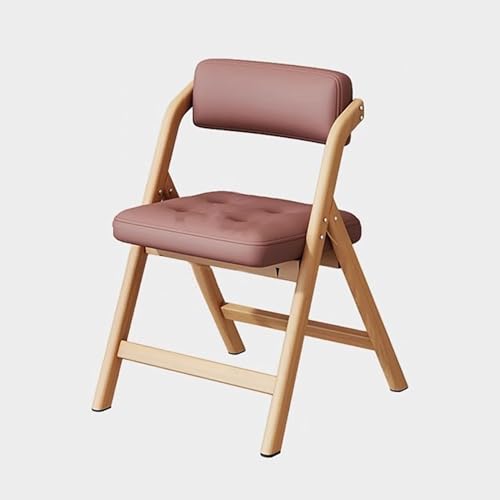 NMVAWIPT 2 Stück - Stapelbare, Klappbare Esszimmerstühle for Gäste, Küche, Büro, Moderner Holzstuhl Mit Dick Gepolsterter Sitzfläche Und Rückenlehne, Extra(Color 2) von NMVAWIPT