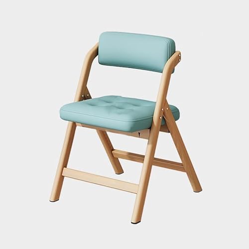 NMVAWIPT 2 Stück - Stapelbare, Klappbare Esszimmerstühle for Gäste, Küche, Büro, Moderner Holzstuhl Mit Dick Gepolsterter Sitzfläche Und Rückenlehne, Extra(Color 3) von NMVAWIPT