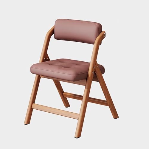 NMVAWIPT 2 Stück - Stapelbare, Klappbare Esszimmerstühle for Gäste, Küche, Büro, Moderner Holzstuhl Mit Dick Gepolsterter Sitzfläche Und Rückenlehne, Extra(Color 9) von NMVAWIPT