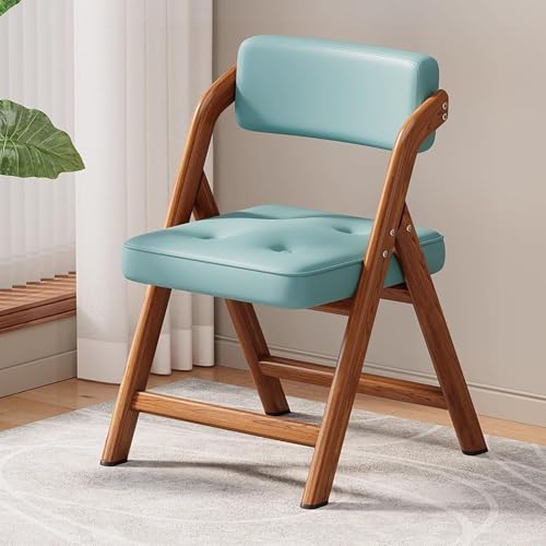NMVAWIPT 2 Stück Stapelbare, Klappbare Esszimmerstühle for Gäste, Küche, Büro, Moderner Holzstuhl Mit Dick Gepolsterter Sitzfläche Und Rückenlehne Veranstaltungen Im Innenbereich(Color 8) von NMVAWIPT