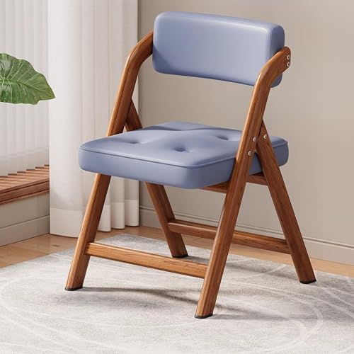 NMVAWIPT 2 Stück Stapelbare, Klappbare Esszimmerstühle for Gäste, Küche, Büro, Moderner Holzstuhl Mit Dick Gepolsterter Sitzfläche Und Rückenlehne Veranstaltungen Im Innenbereich(Color 9) von NMVAWIPT
