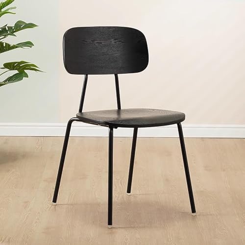 NMVAWIPT 2 Stücke Moderne Holz Esszimmerstühle for Veranstaltungen Büro Hochzeit Party, Industrielle Komfortable Lounge Stuhl Mit Metall Rahmen Event(Color 10) von NMVAWIPT